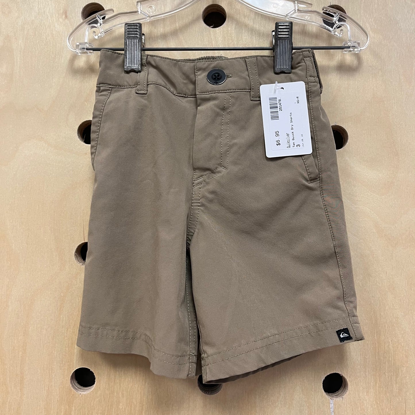 Tan Quick Dry Shorts