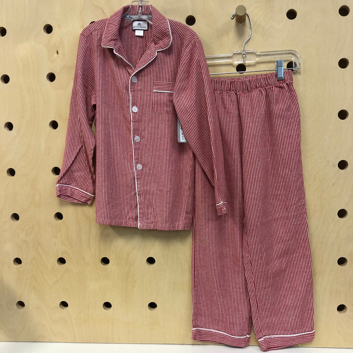 Red Gingham 2pc. Pajamas