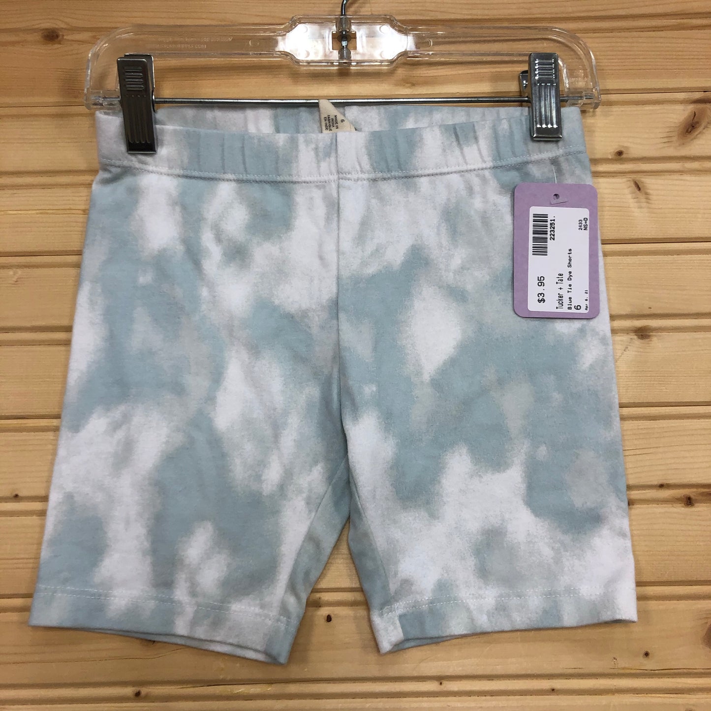 Blue Tie Dye Shorts