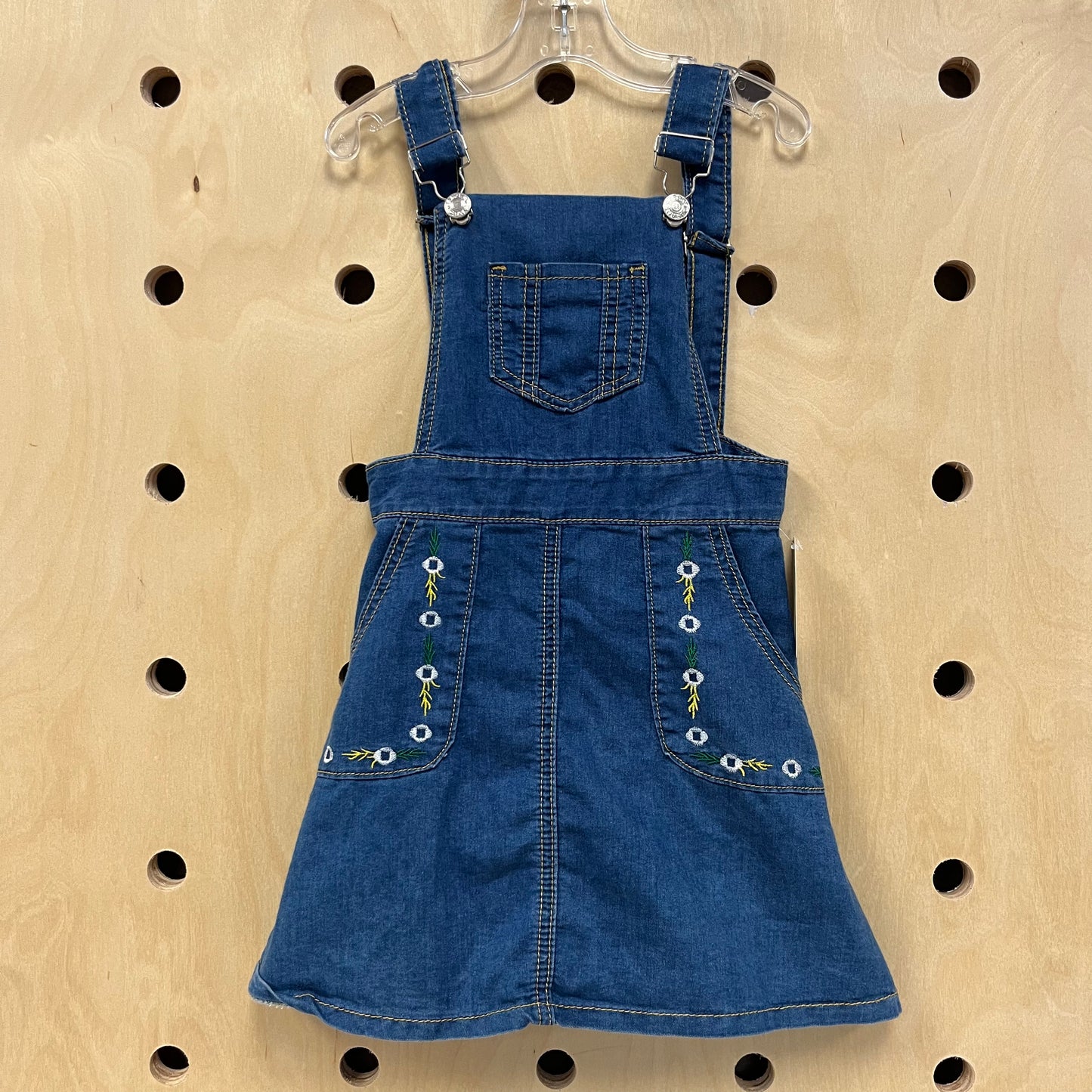 Denim Daisy Pinafore Jumper