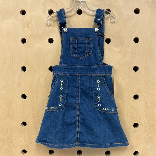 Denim Daisy Pinafore Jumper