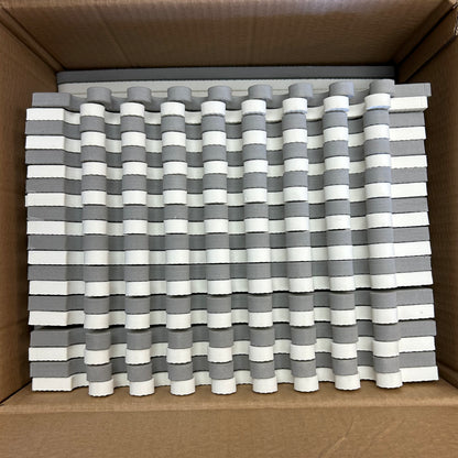 Grey/Cream Geo Interlocking Foam Tiles