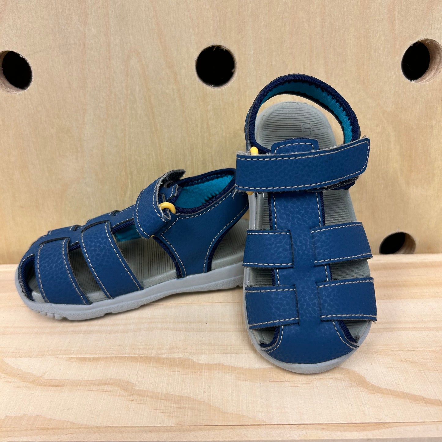 Blue Velcro Sandals