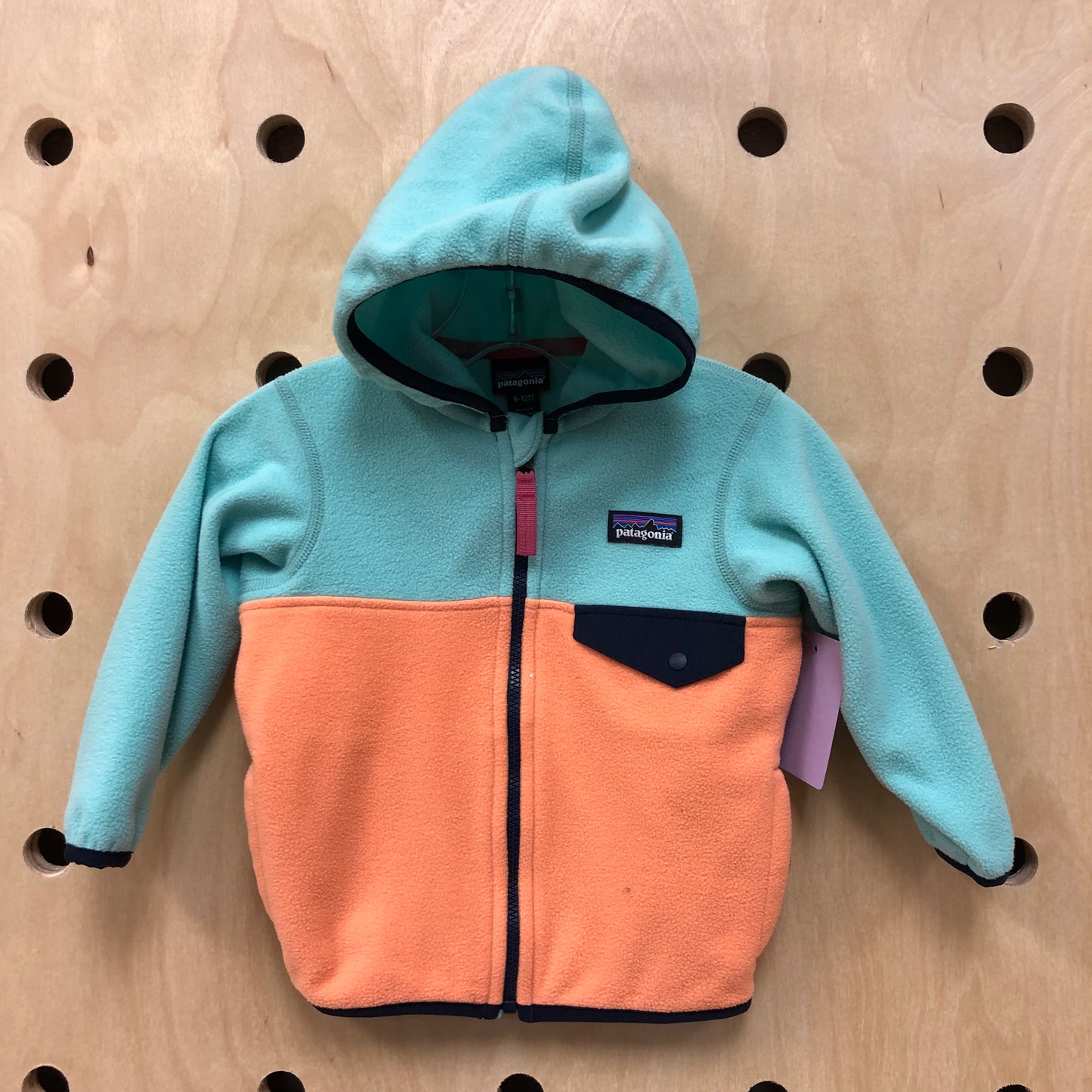 Blue + Peach Synchilla Micro D