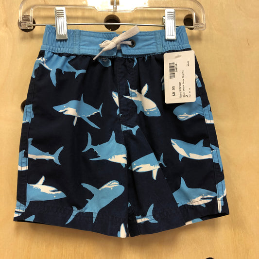 Blue Shark Swim Shorts