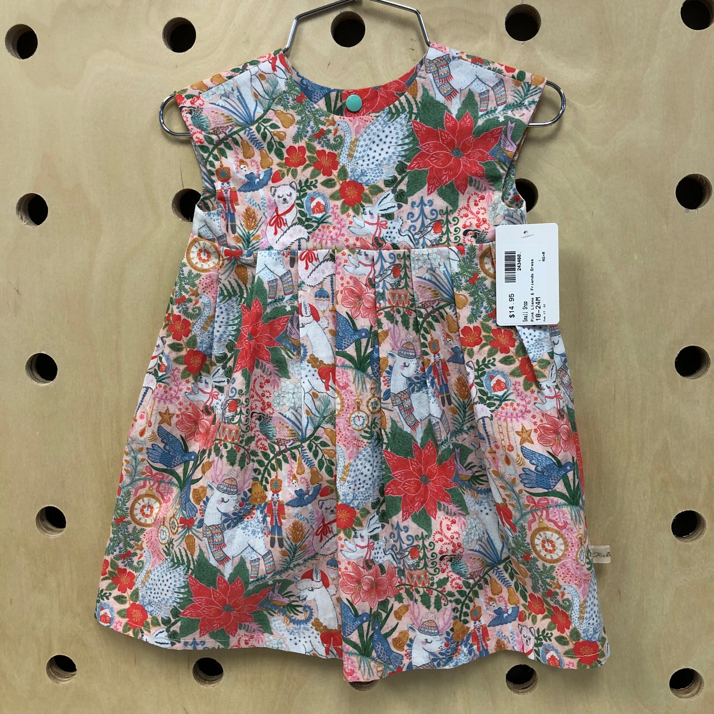Pink Llama & Friends Dress