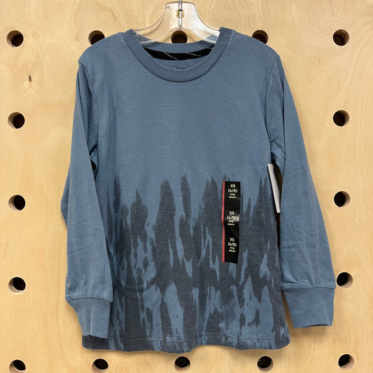Dusty Blue Dip Dye Tee NEW