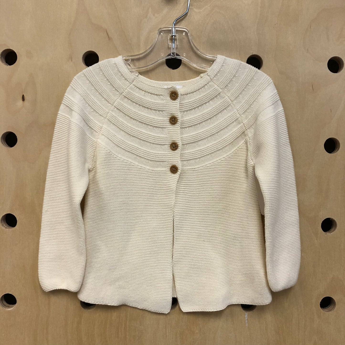 White Knit Cardigan