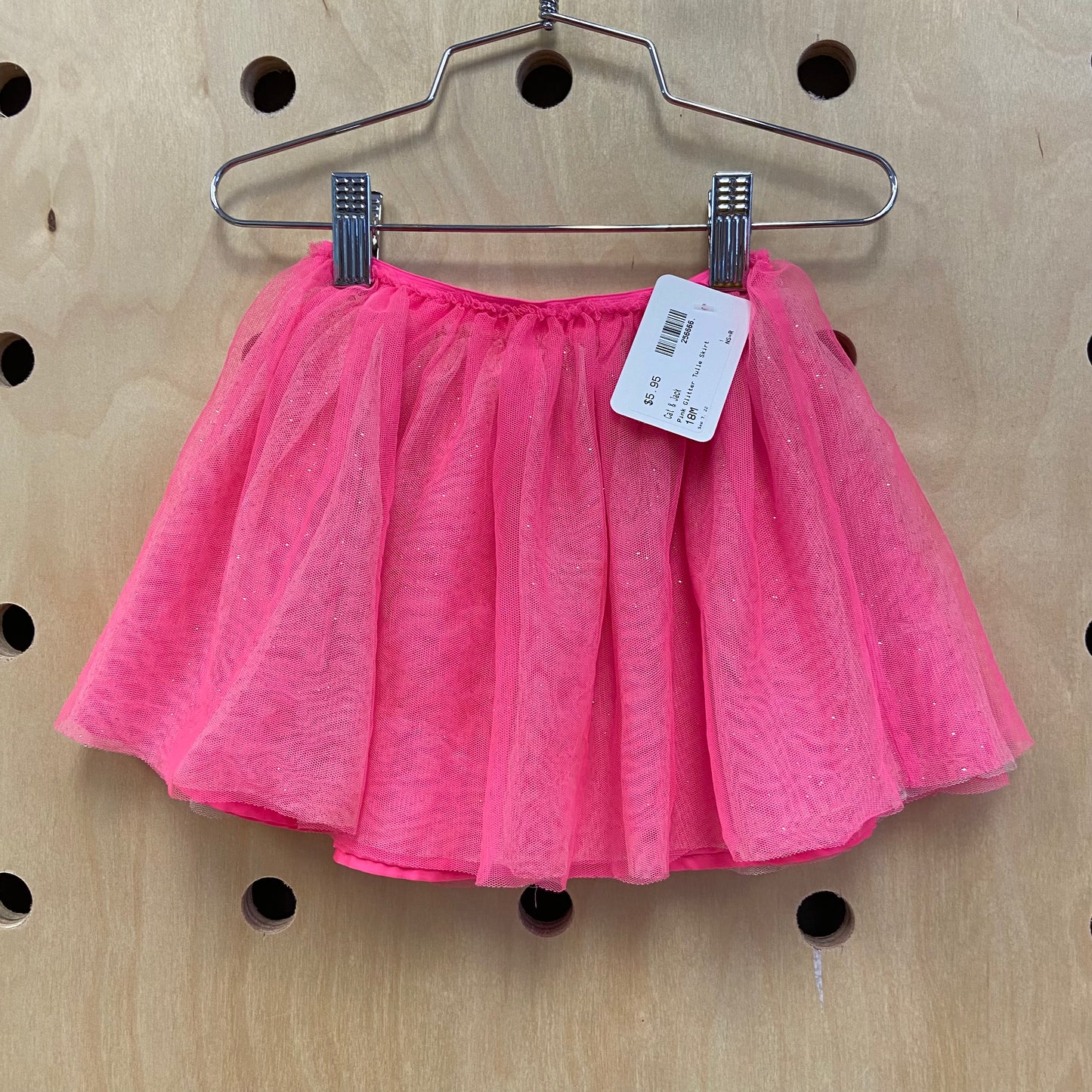 Pink Glitter Tulle Skirt