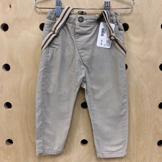 Tan Bottoms + Suspenders