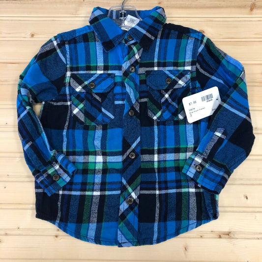 Blue Plaid Flannel