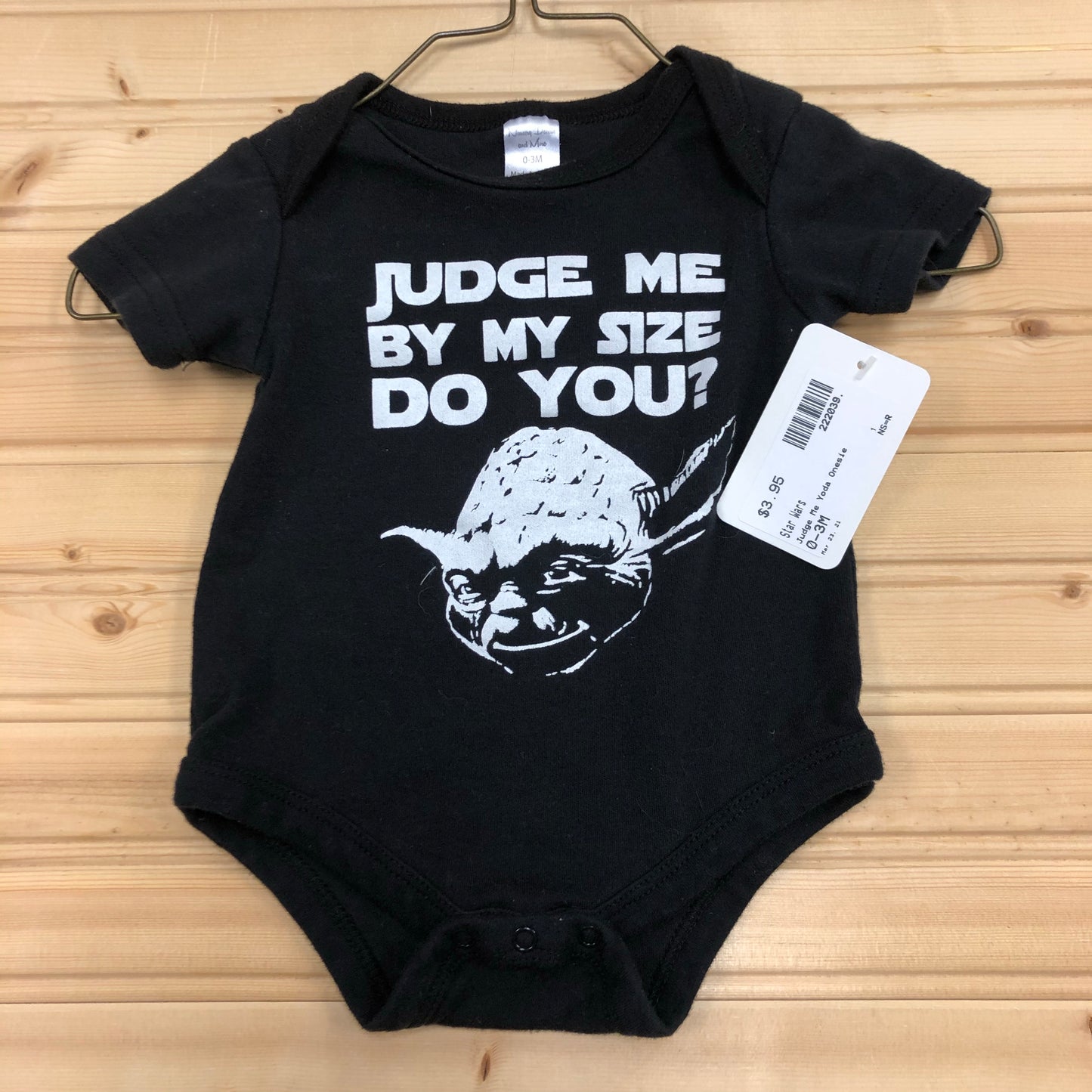 Judge Me Yoda Onesie