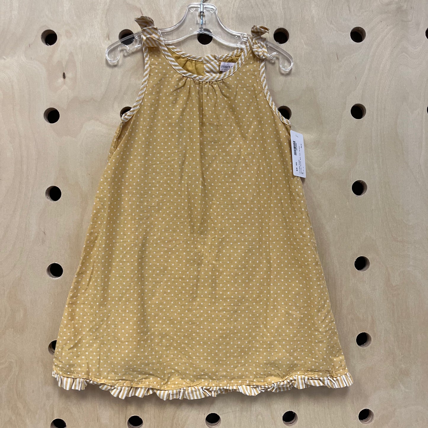 Yellow Polka Dot Sun Dress