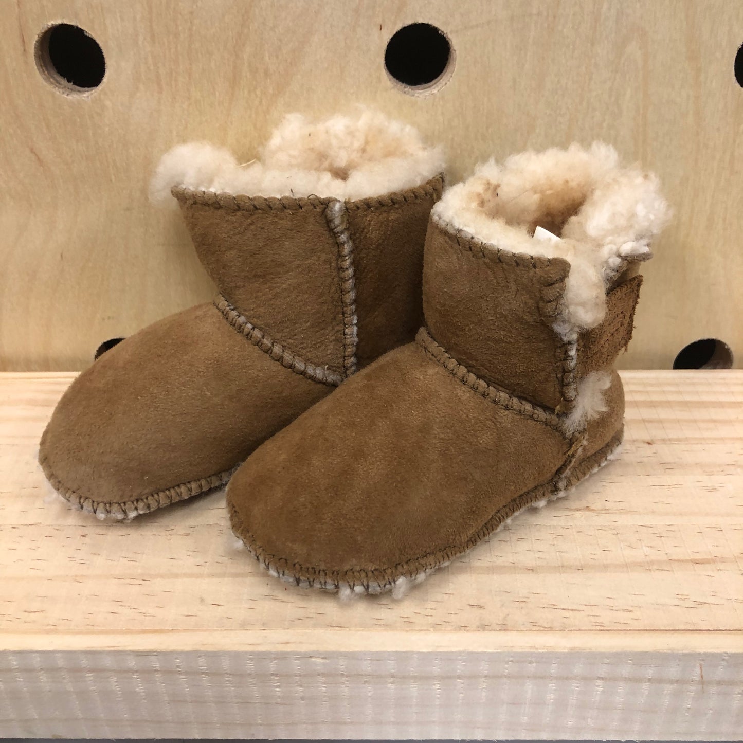 Tan Shearling Boots