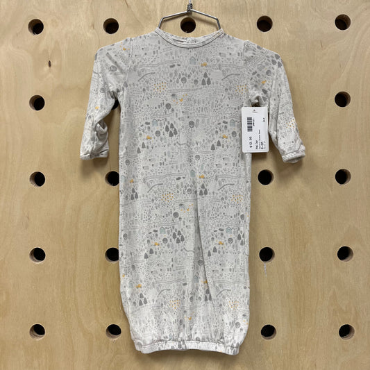 Country Scene Gown