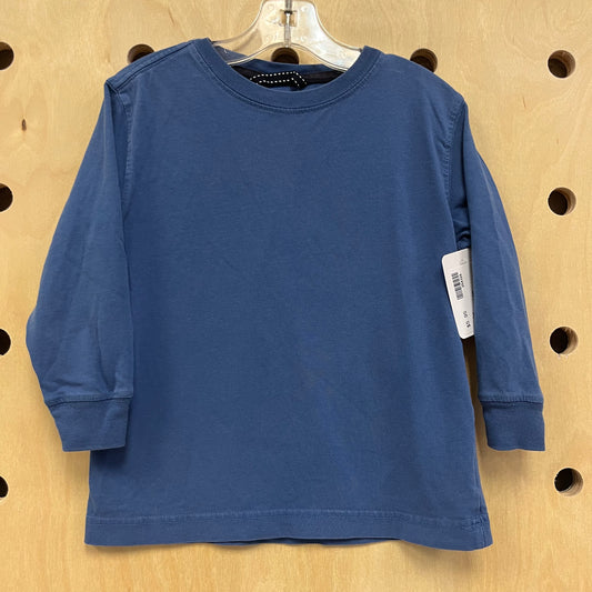 Basics Blue LS Tee