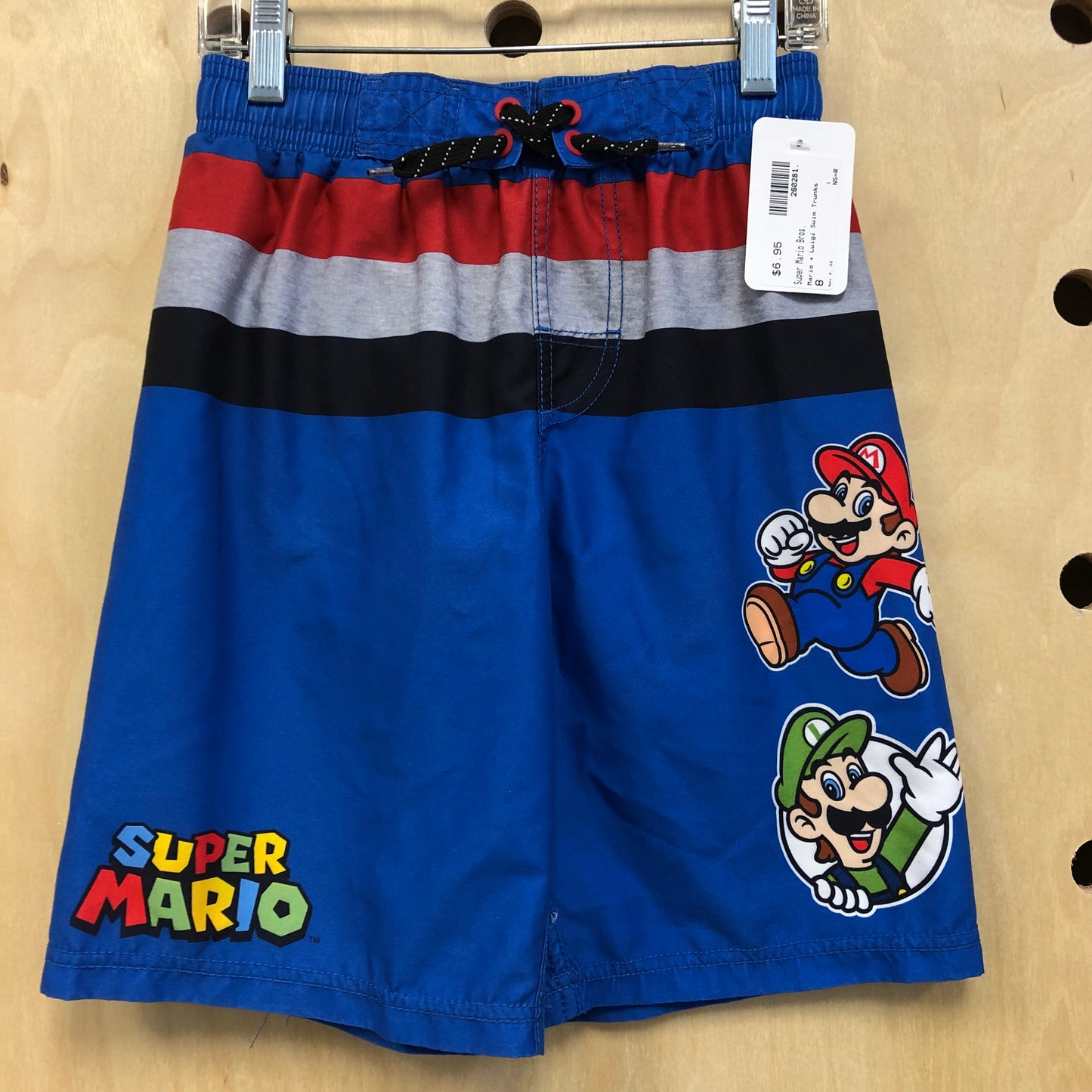 Mario + Luigi Swim Trunks