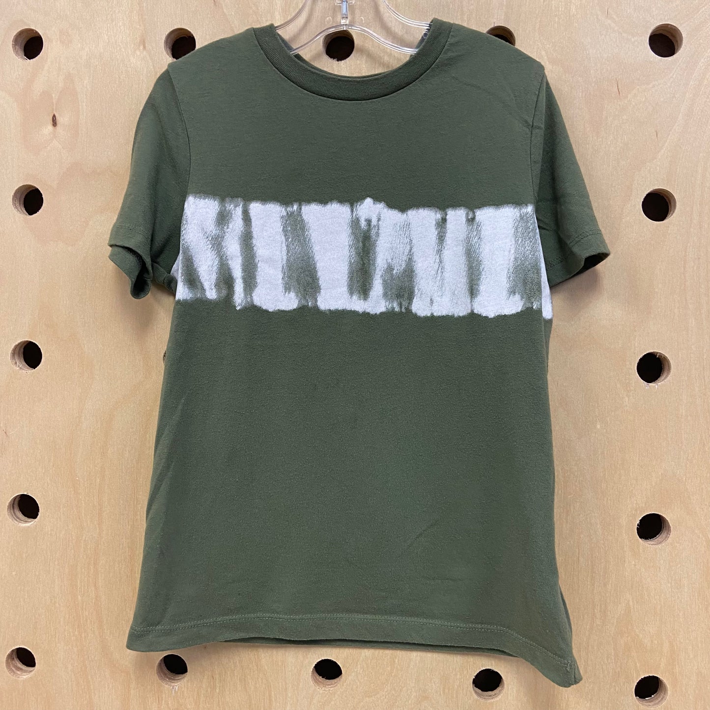 Green + White Tee
