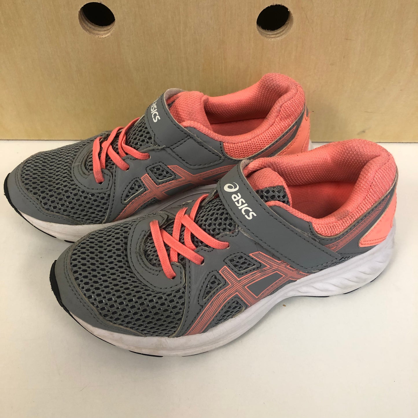 Grey + Pink Sneakers