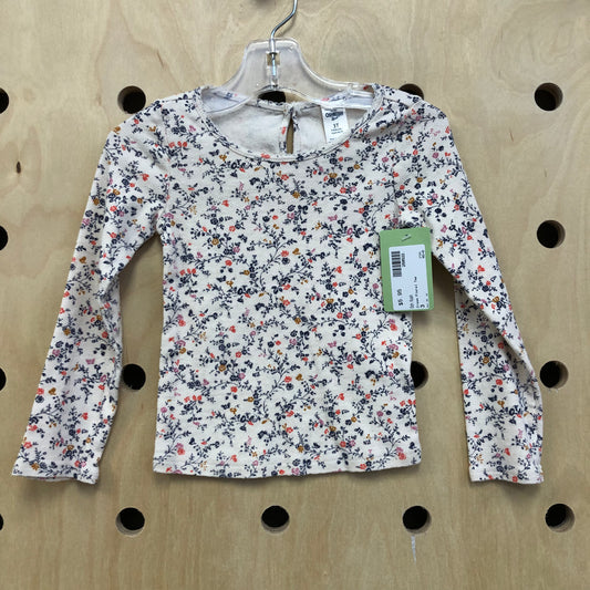Cream Floral Top