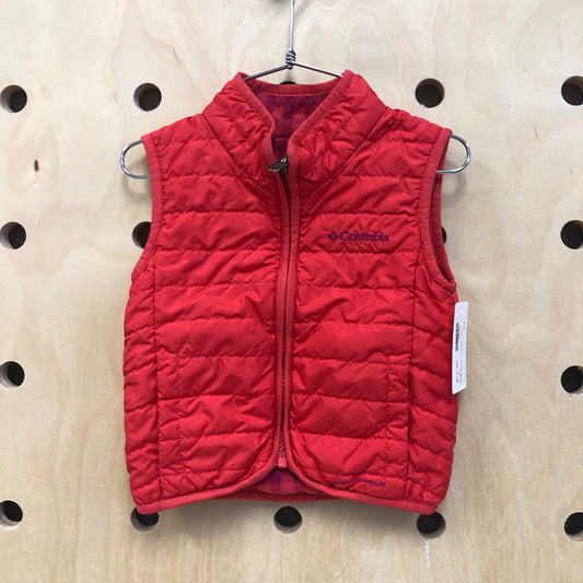 Coral Puffer + Fleece Vest