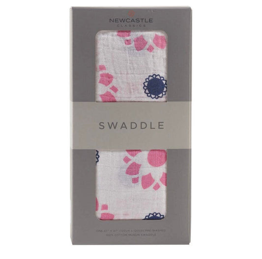 Primrose Indigo Swaddle