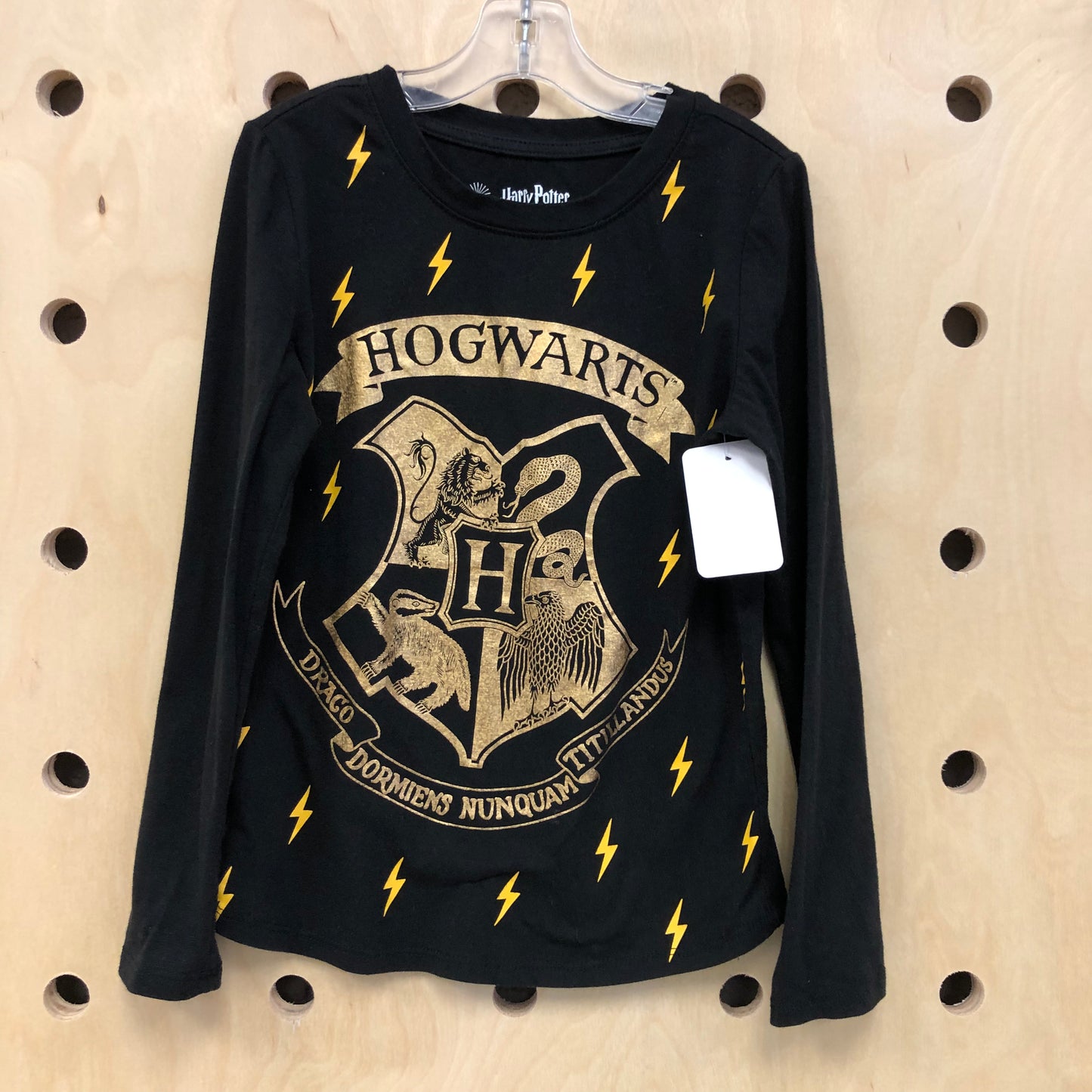 Black + Gold Hogwarts LS Tee