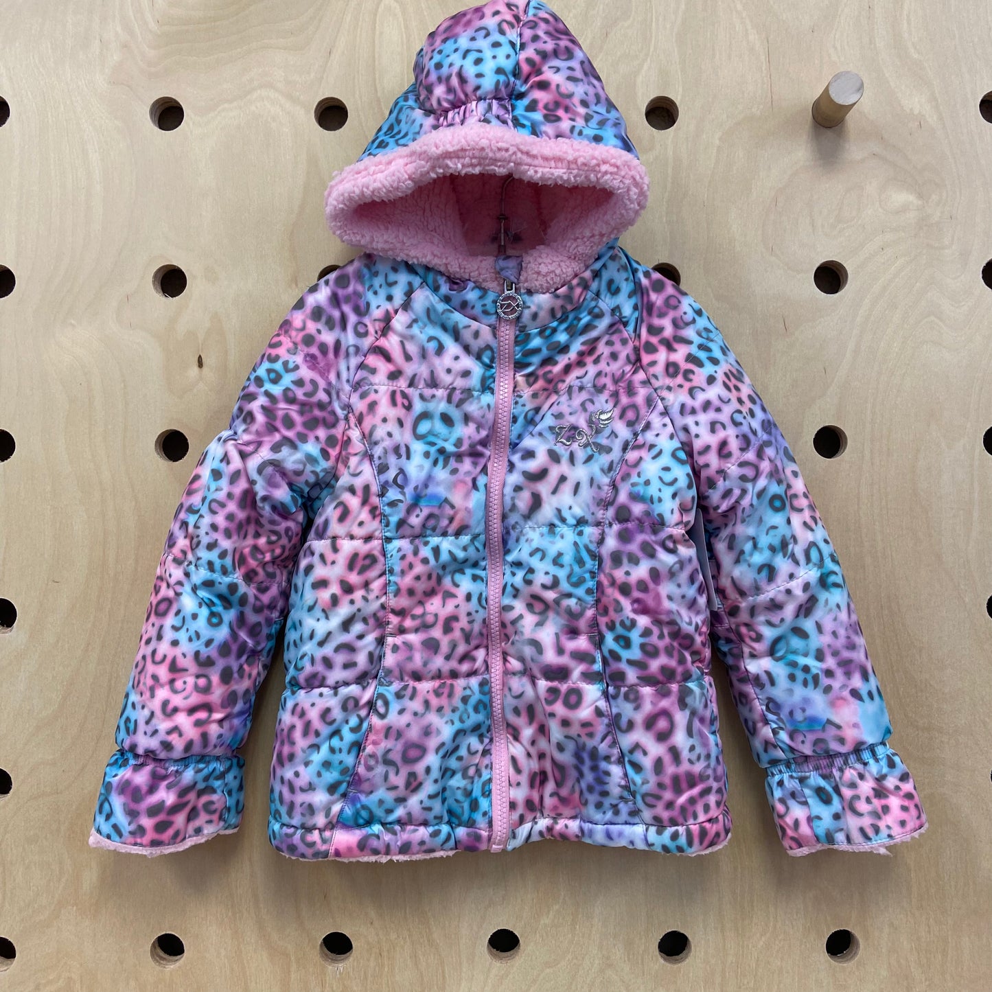 Pink Leopard Lined Jacket