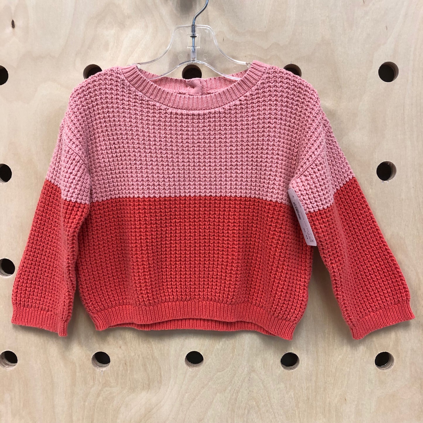 Pink & Red Knit Sweater