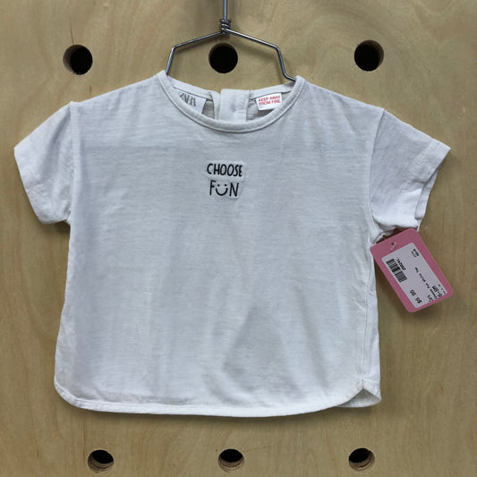 Choose Fun White Top