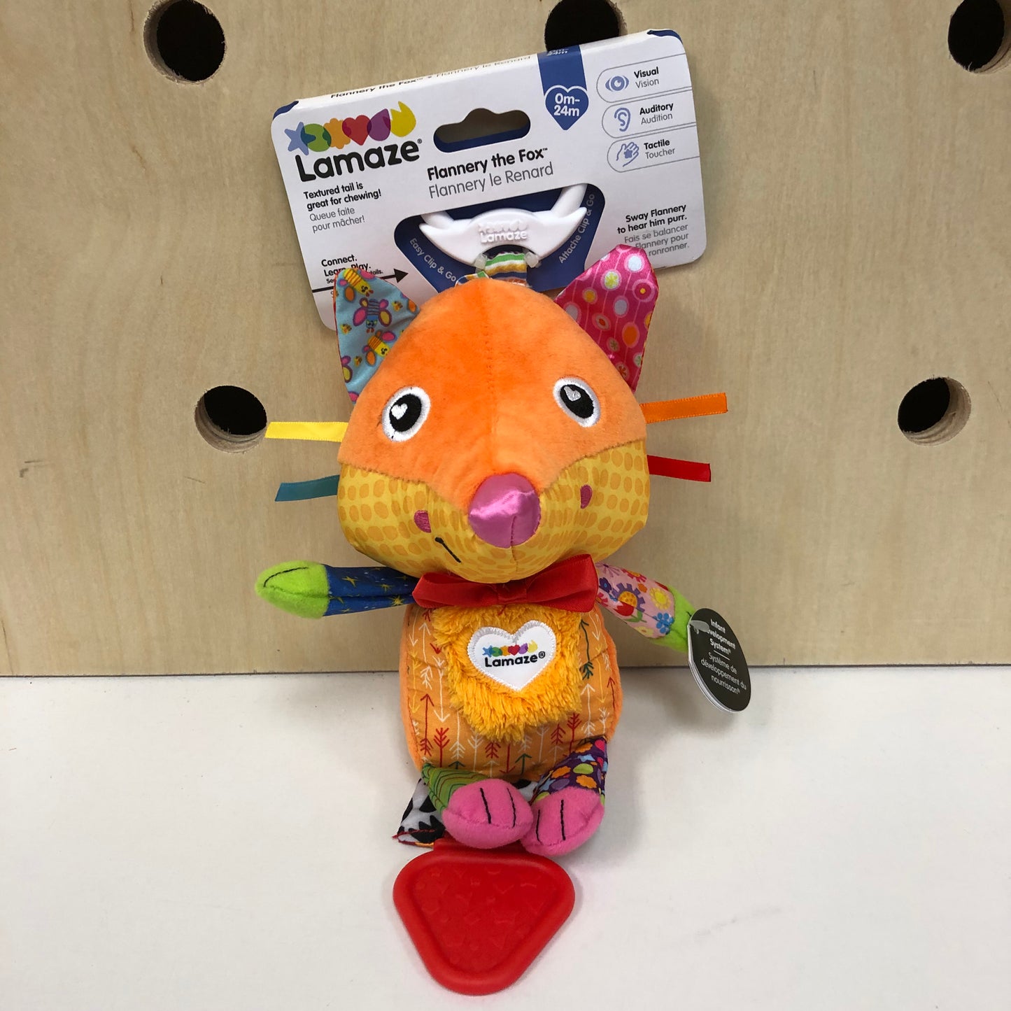 Flannery the Fox Crinkle Lovey