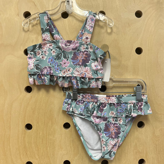 Mint Floral 2pc. Swimsuit