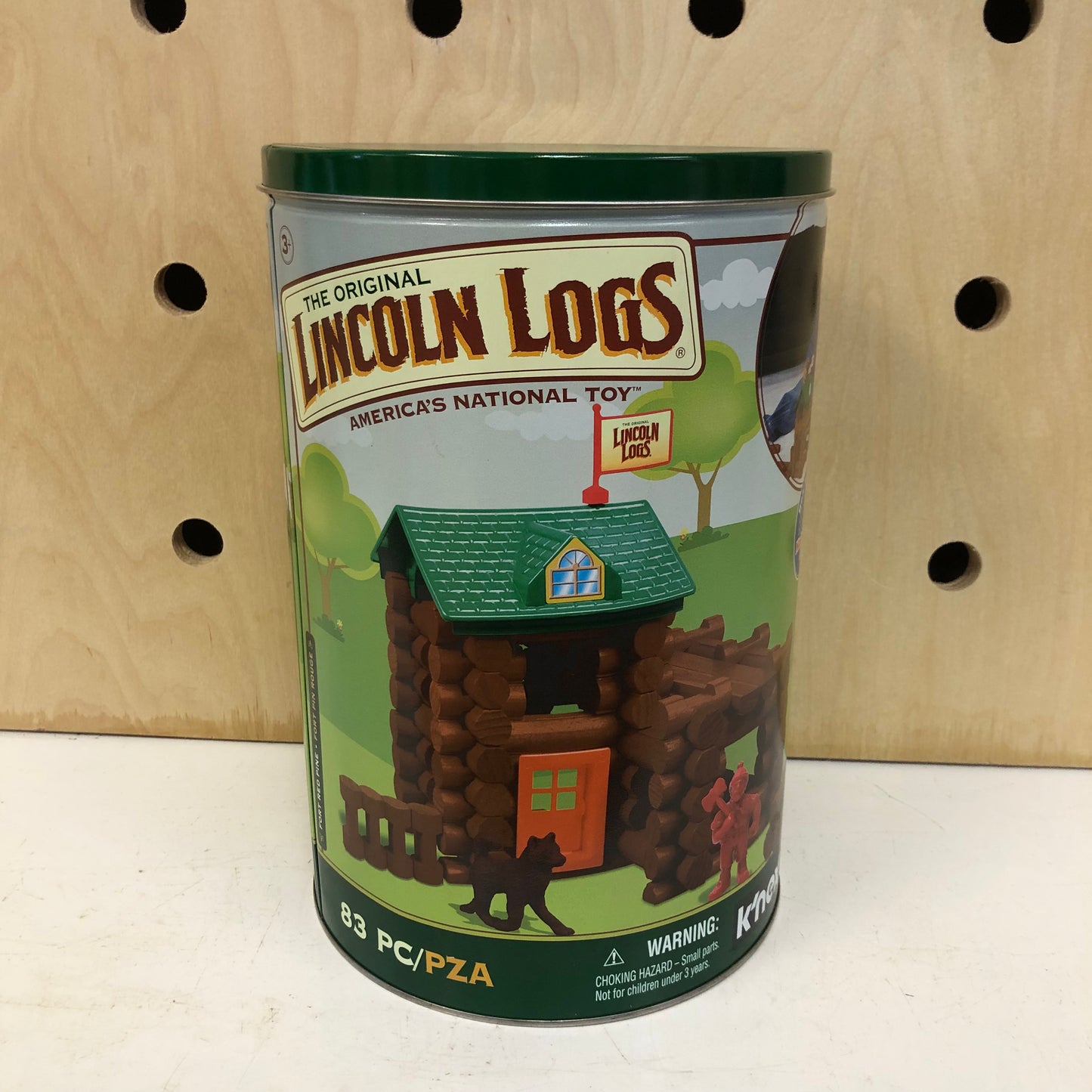 Lincoln Logs Tin