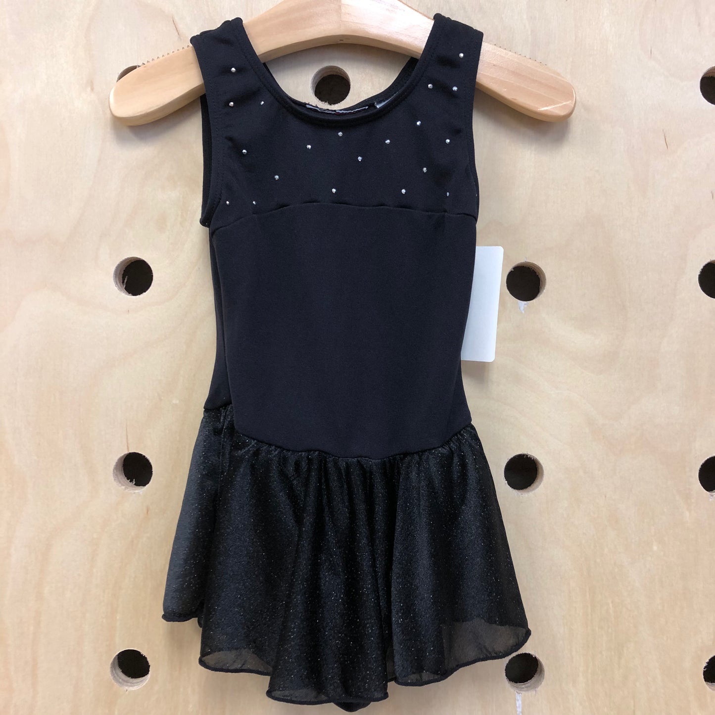 Black Rhinestone/Tulle Leotard