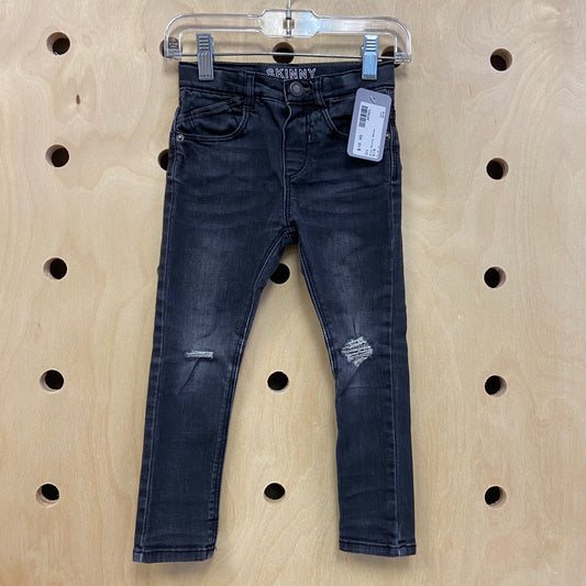 Grey Skinny Denim