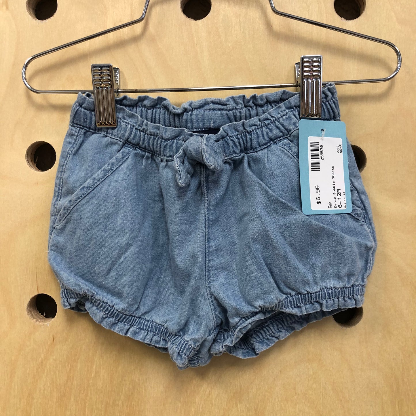 Denim Bubble Shorts