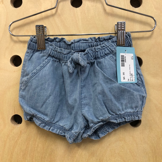 Denim Bubble Shorts