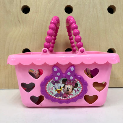 Minnie Shopping Basket + Food