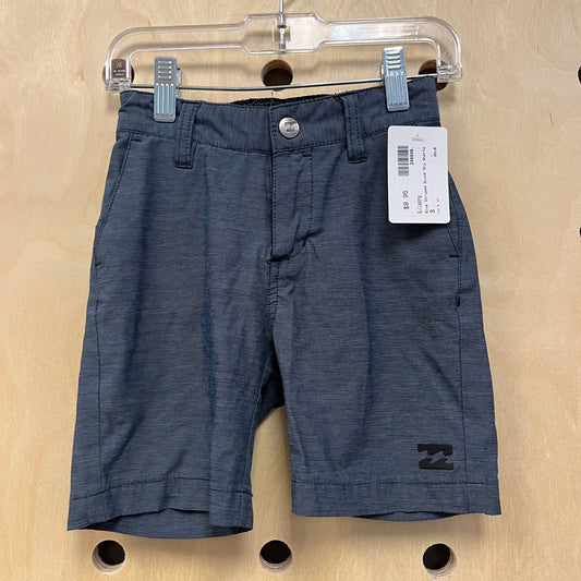 Blue Striped Quick Dry Shorts