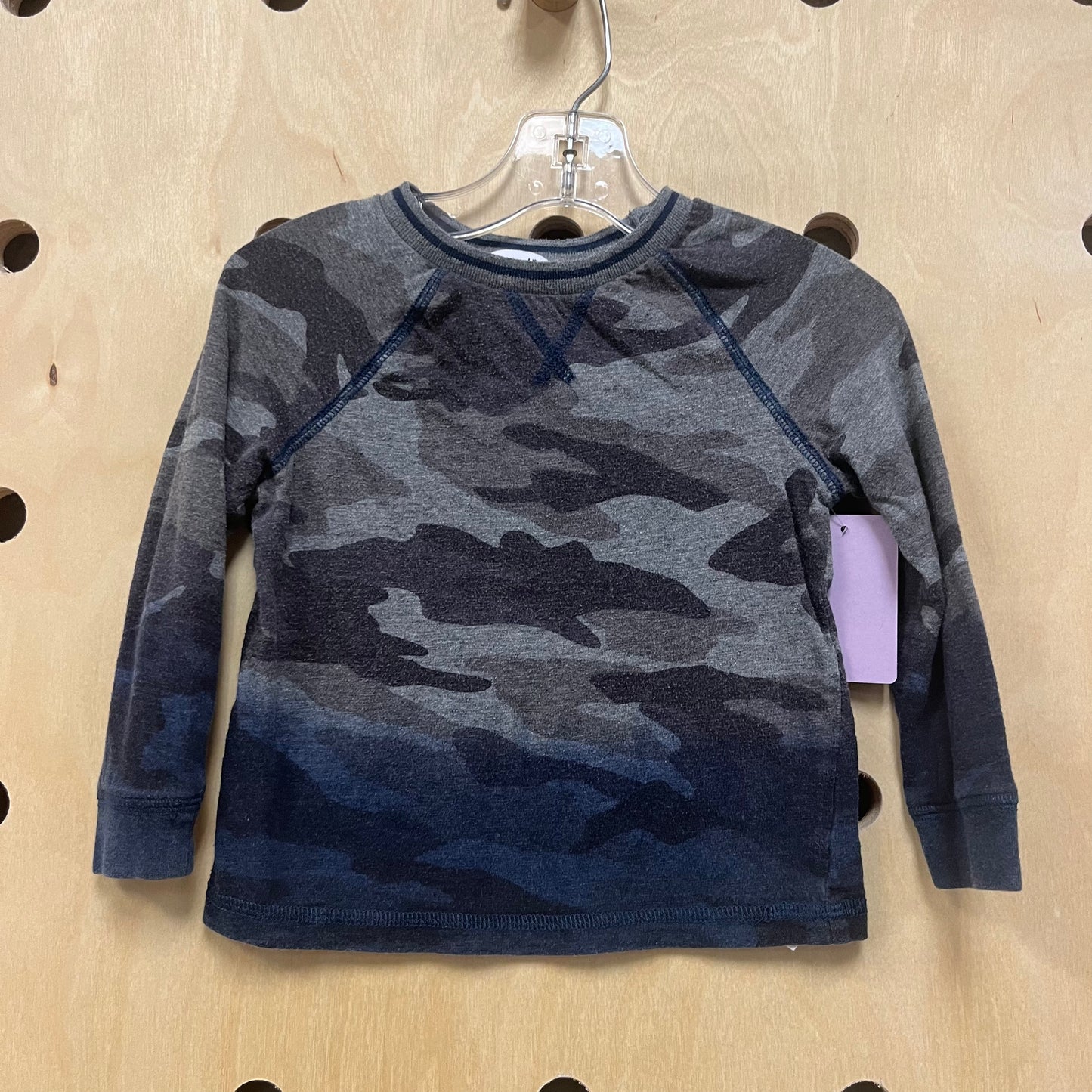 Grey + Blue Camo Shirt