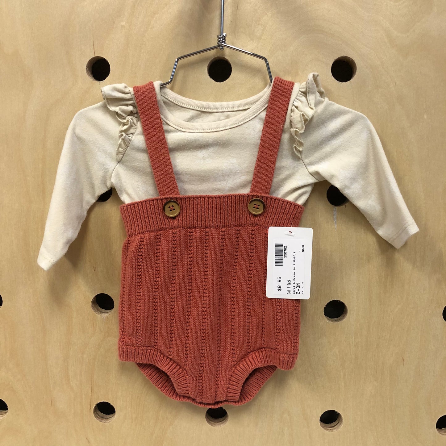 Terracotta & Cream Knit Outfit