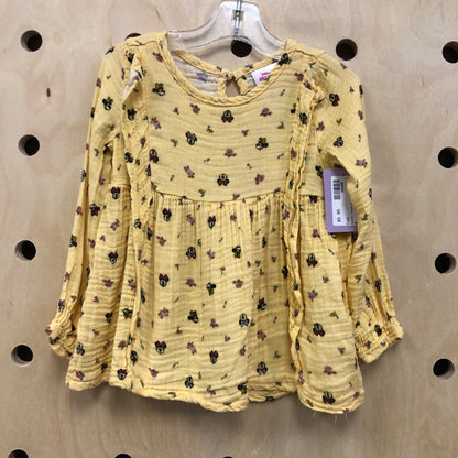 Yellow Gauze Minnie Top
