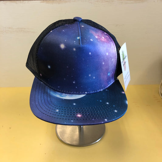 Trucker Hat -Blue Galaxy Full