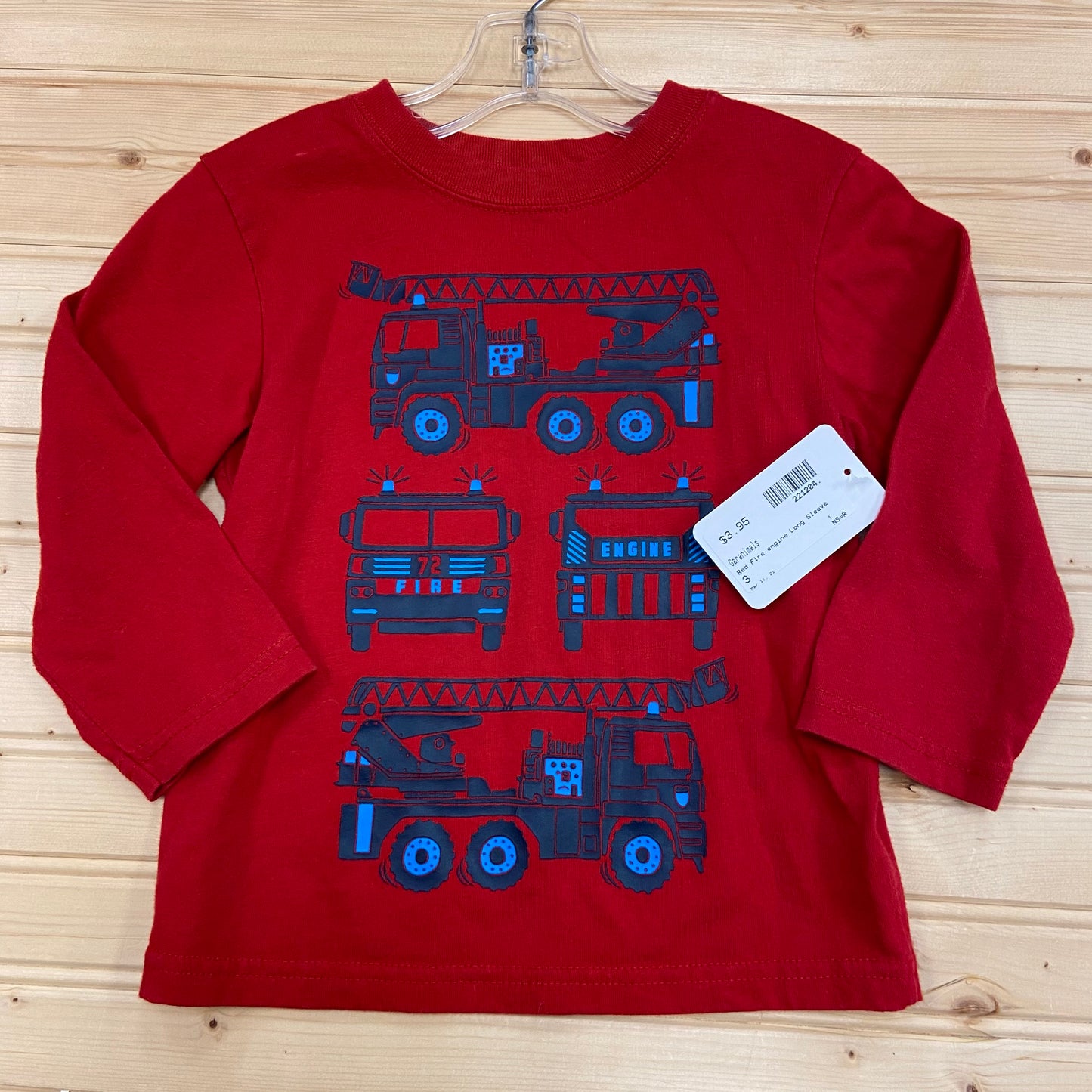 Red Fire Engine Long Sleeve