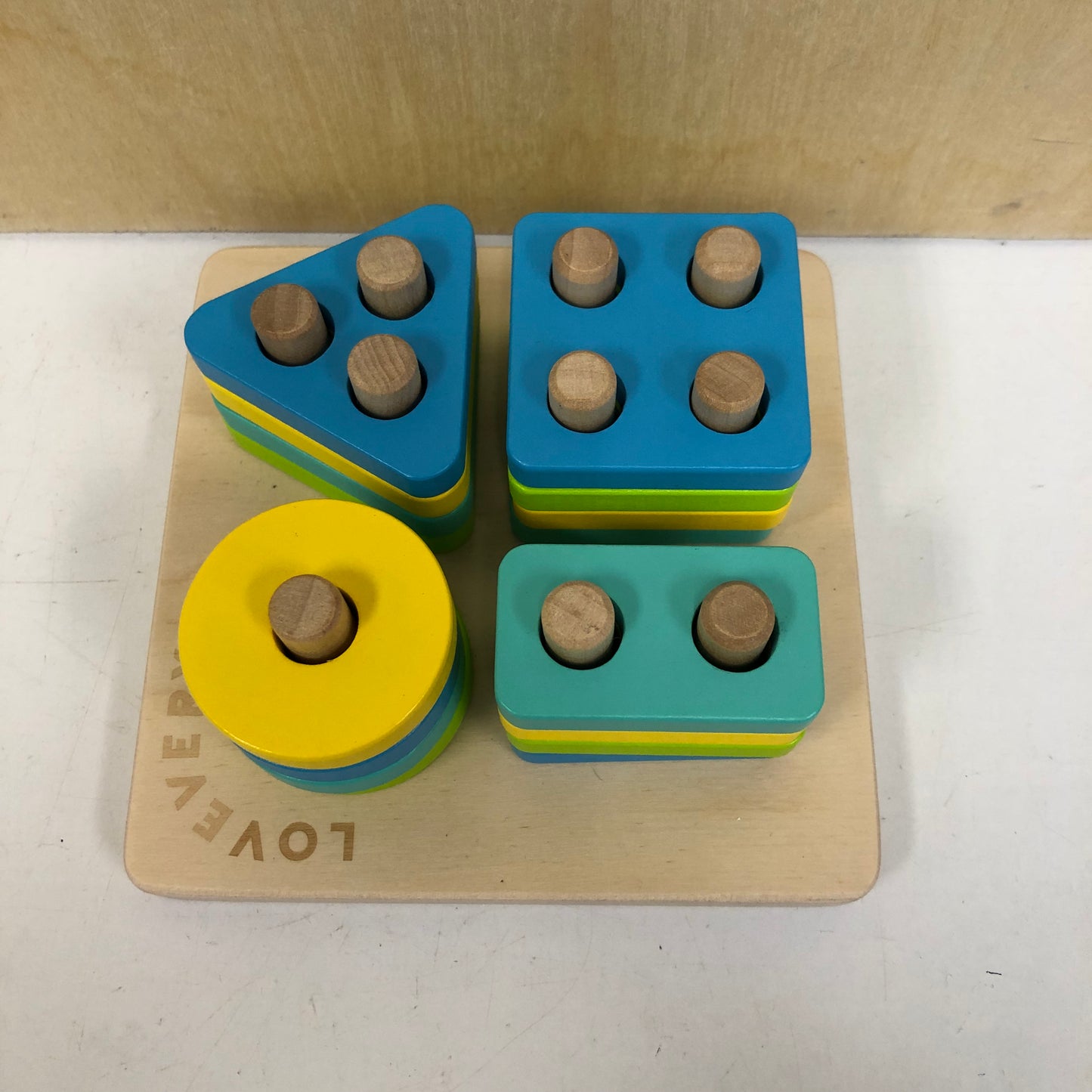 Sort & Stack Peg Puzzle