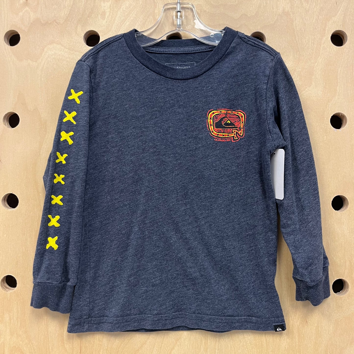 Blue Long Sleeve Logo Tee