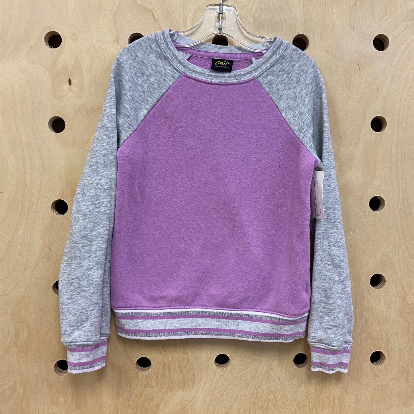 Lavender/Grey Raglan Pullover
