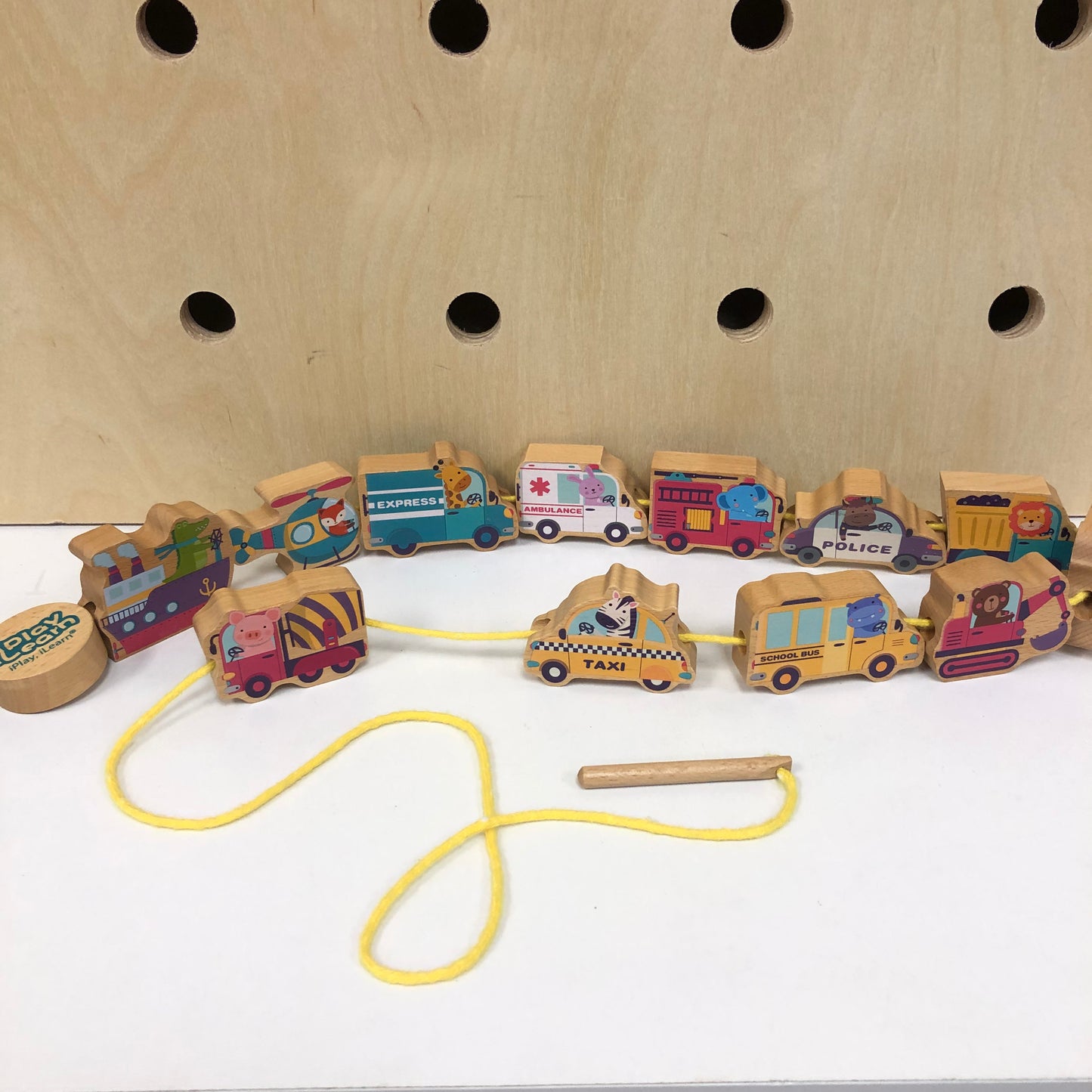String Along Lacing Cars