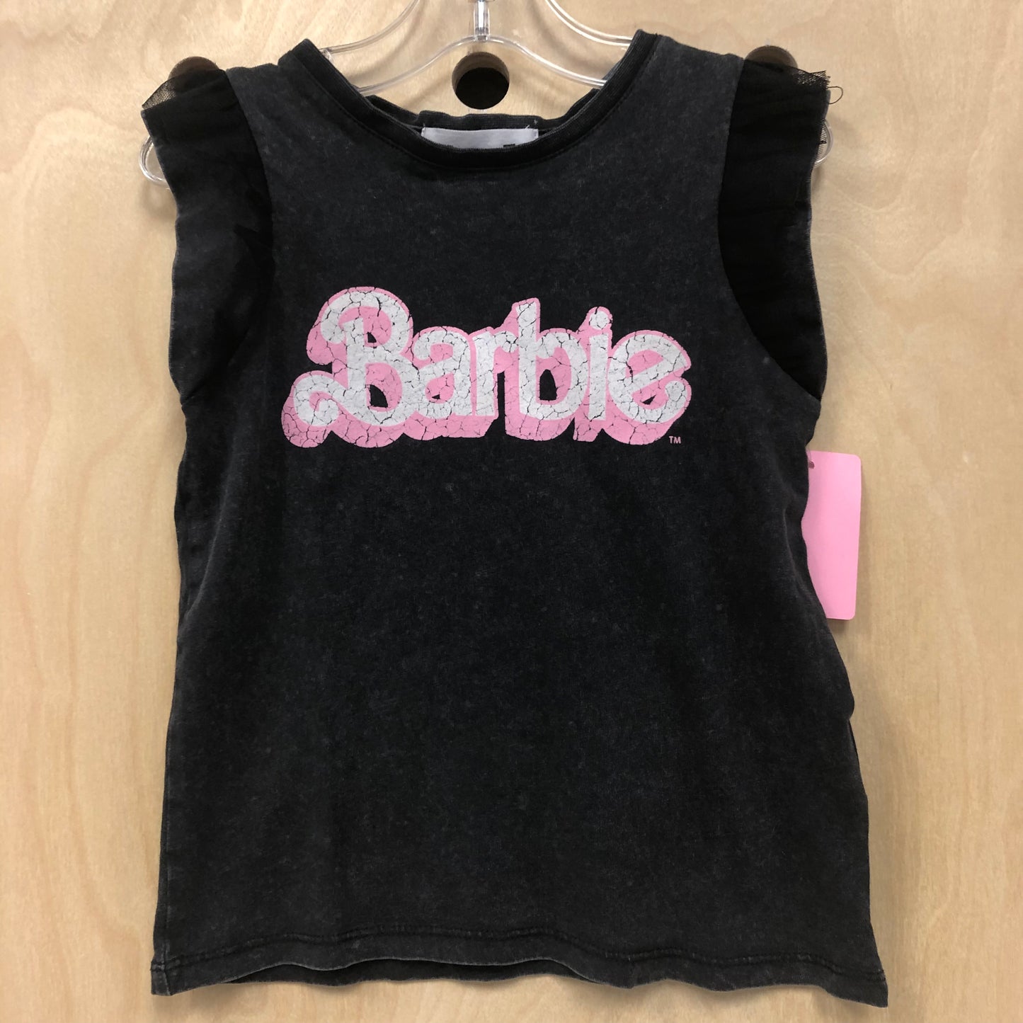 Black Mineral Wash Barbie Tank