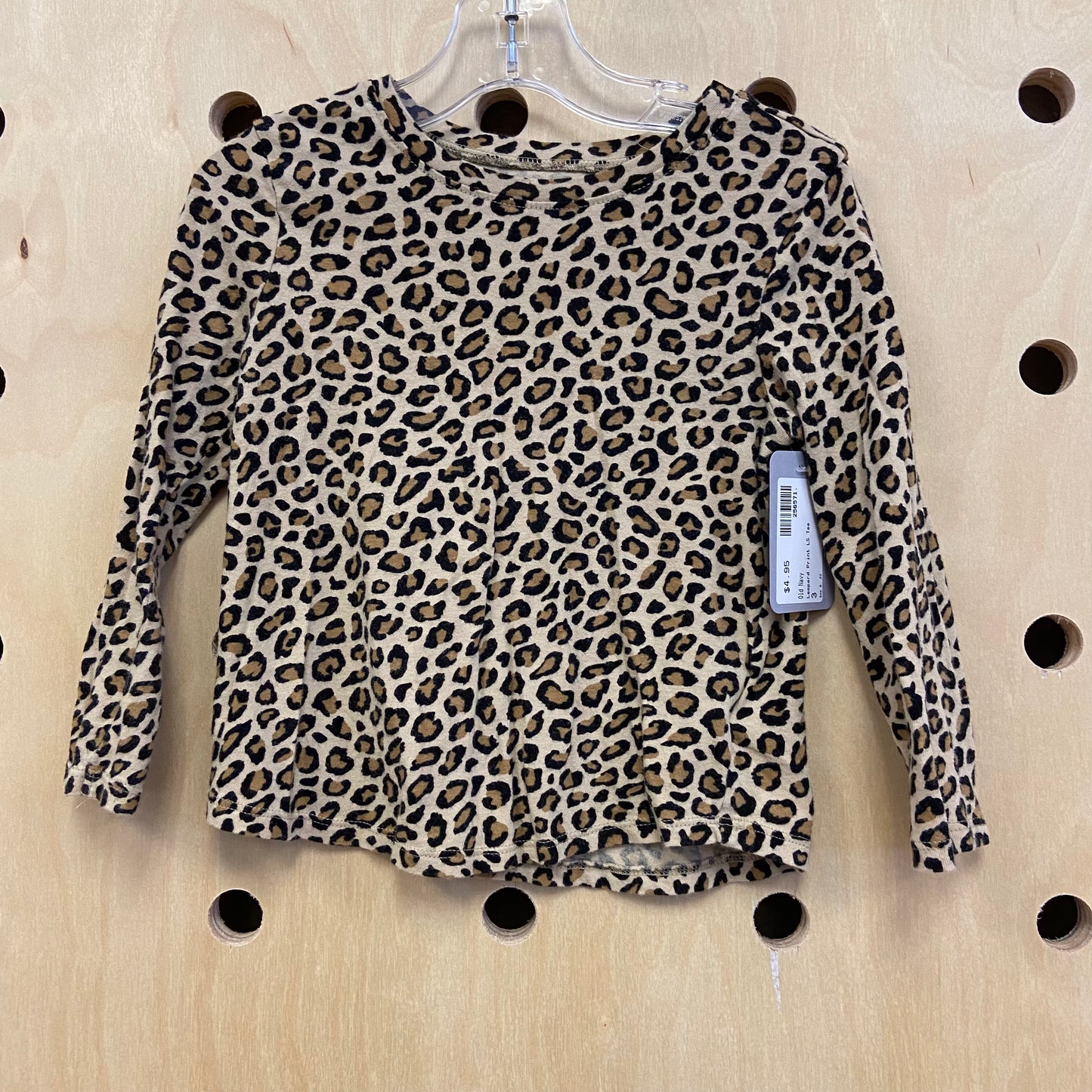 Leopard Print LS Tee